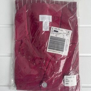 King Size Men’s Nylon Red Silky Pajama Set Size 3XLT New With Tags